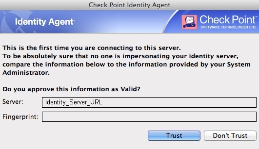 download checkpoint identity agent client for mac
